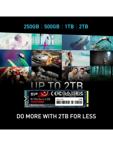 Silicon Power UD85 SSD 1TB NVMe PCIe Gen 4x4 NVMe 1.4