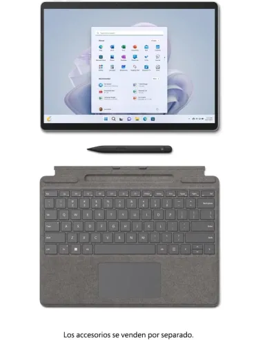 Microsoft Surface Pro 9 Intel Evo Core i7-1255U/16GB/256GB/13" W11 Pro Plata