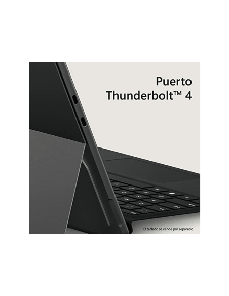 Microsoft Surface Pro 9 Intel Evo Core i5-1235U/16GB/256GB/13" W11 Pro Negro