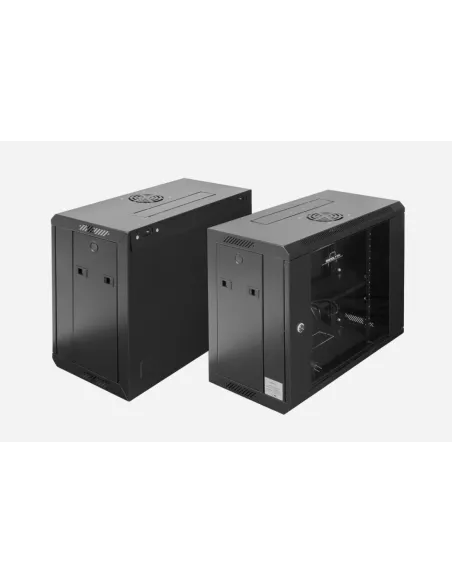 Monolyth SH6104 Armario Mural 19" 4U 600x150x280 Puerta de cristal SA