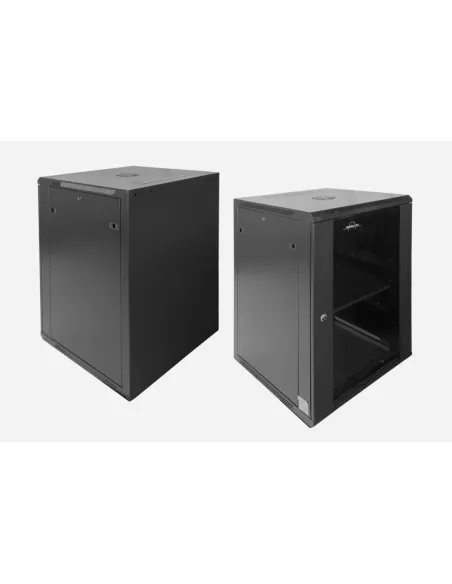 Monolyth Armario Mural 19" 6U SH6106 600x150x370 Puerta de cristal SA