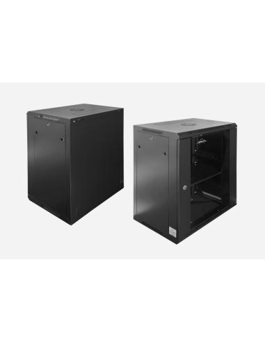 Monolyth Armario Mural 19" 9U SH6109 600x150x500 Puerta de cristal SA