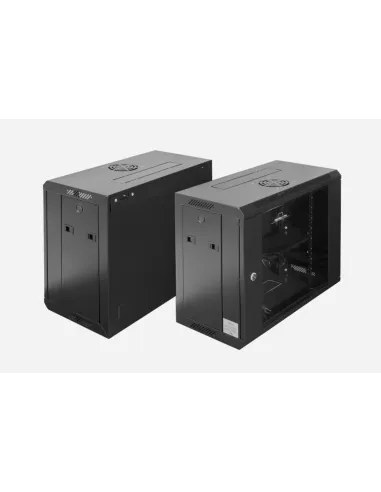 Monolyth SH6606 Armario Mural 6U 600x600x368 Puerta de cristal 1F-1V-2L