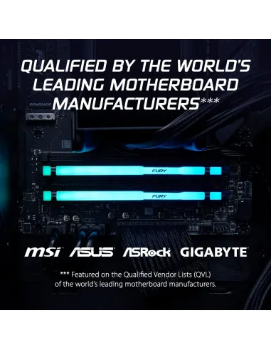 Kingston FURY Beast RGB DDR5 5600MHz 16GB (2x8GB) CL40