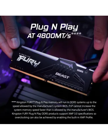 Kingston FURY Beast RGB DDR5 5600MHz 16GB (2x8GB) CL40
