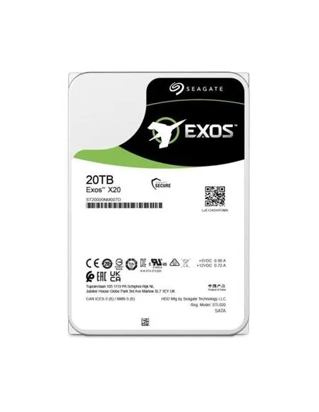 Seagate Exos X20 ST20000NM007D 20TB 3.5" SATA3