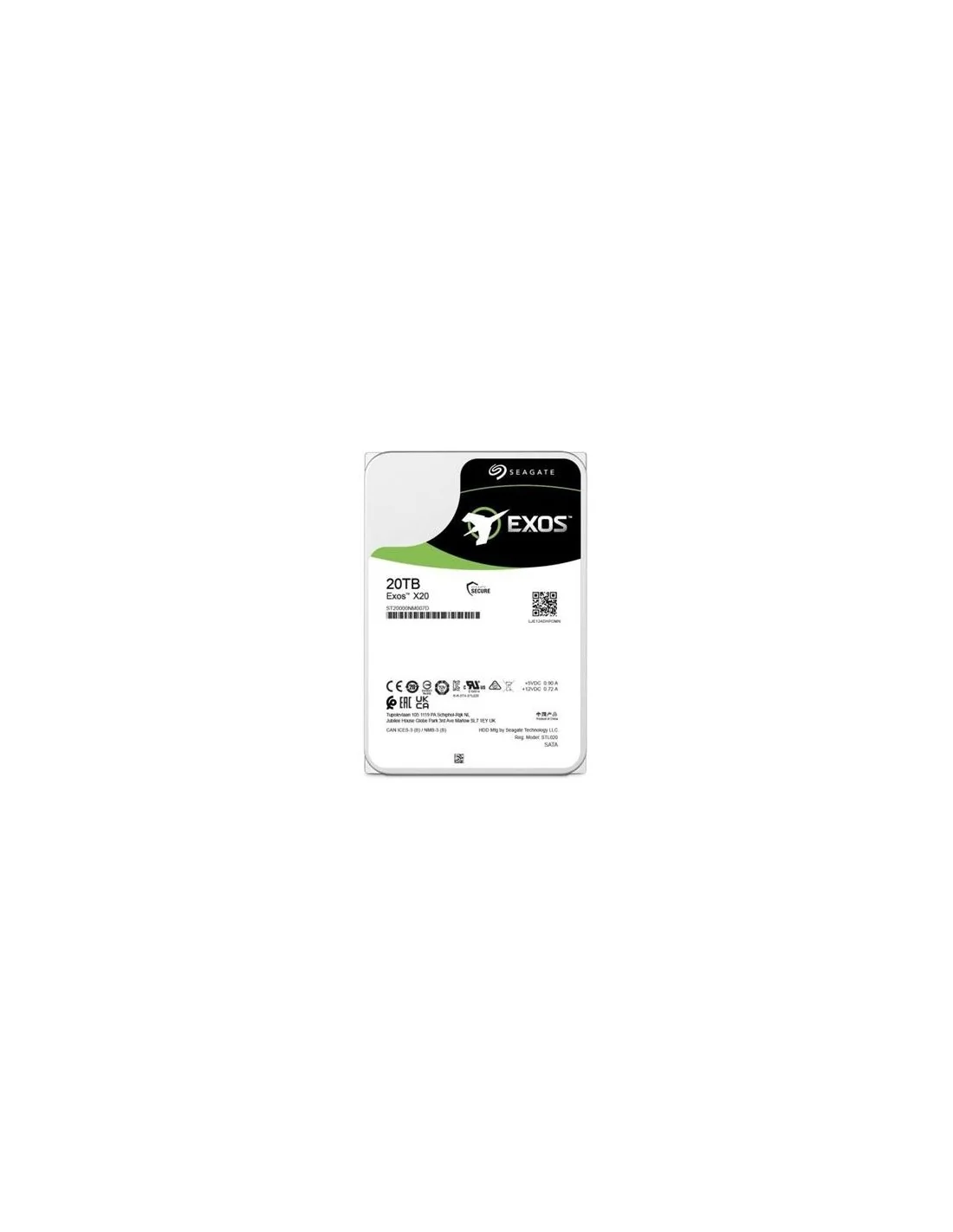 Seagate Exos X20 ST20000NM007D 20TB 3.5" SATA3