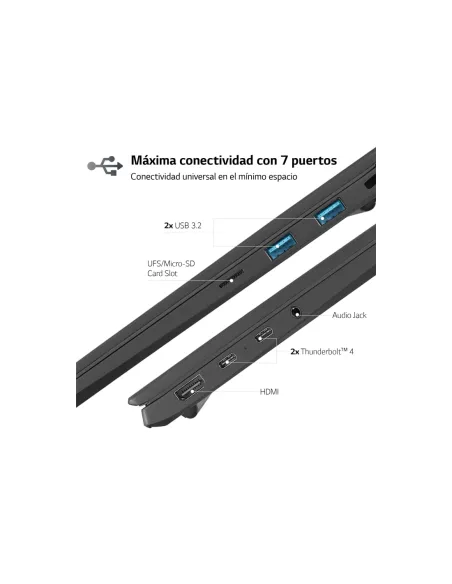 LG Gram 14Z90R-G.AD78B Intel Evo Core i7-1360P/32GB/1TB SSD/14" W11Home