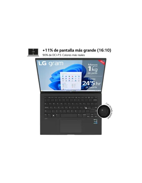 LG Gram 14Z90R-G.AD78B Intel Evo Core i7-1360P/32GB/1TB SSD/14" W11Home