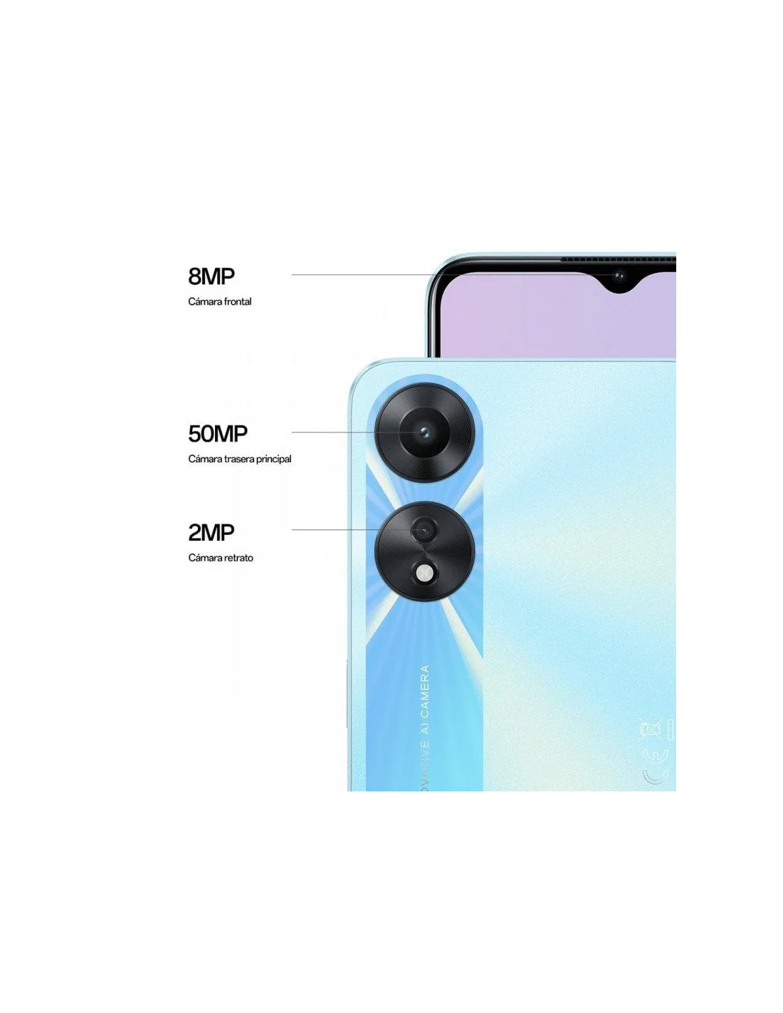 Oppo A78 5G 8/128GB Azul