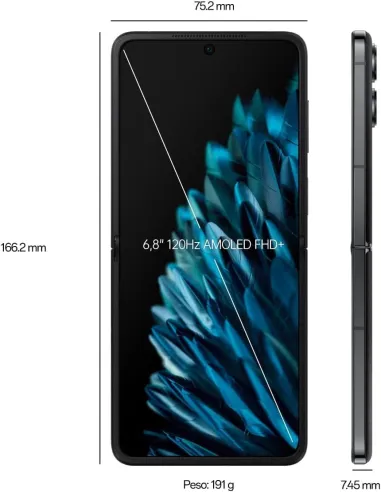 Oppo Find N2 Flip 5G 8/256GB Negro