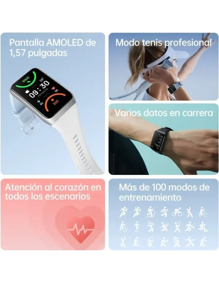 OPPO Band 2 AMOLED Pulsera de Actividad Negra