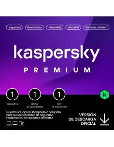 Kaspersky Premium 1 Dispositivo 1 Año Licencia Electrónica (ESD)-WSSVHO0535