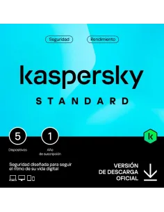 Kaspersky Standard 5 Dispositivos 1 Año Licencia Electrónica (ESD)-WSSVHO0529