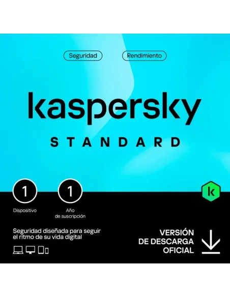 Kaspersky Standard 1 Dispositivo 1 Año Licencia Electrónica (ESD)