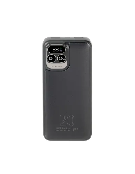 Rivacase VA2521 Powerbank 20000mAh Negro Carga Rápida 20W