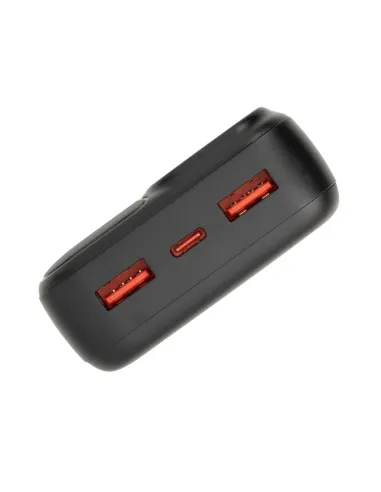 Rivacase VA2521 Powerbank 20000 mAh Pantalla LCD Carga Rápida 20W Negro