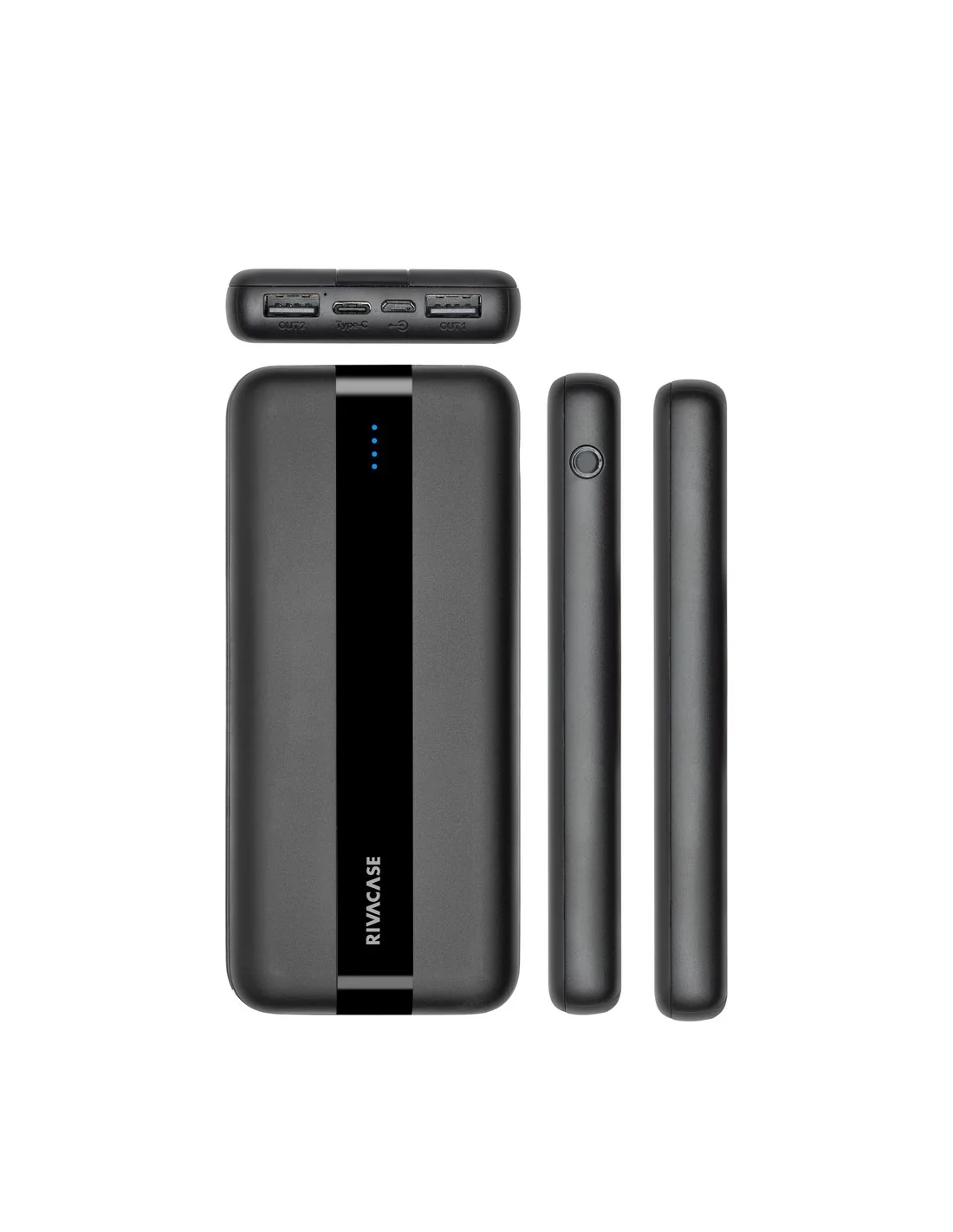 Rivacase VA2041 Powerbank 10000mAh Type-C Negro