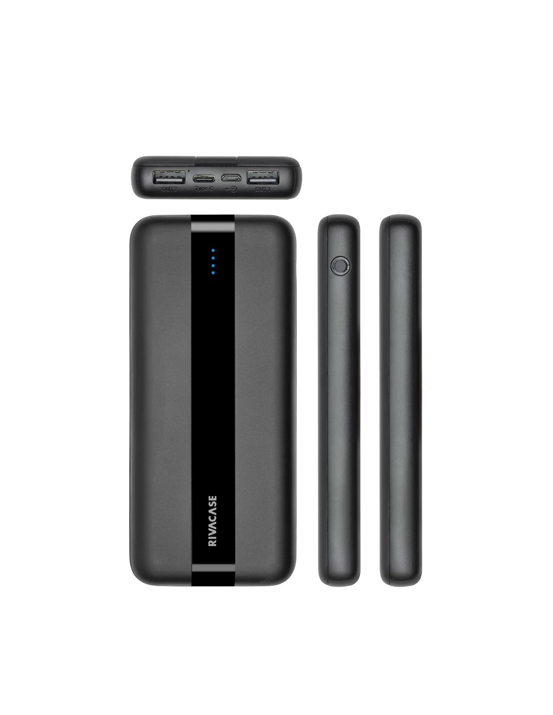 Rivacase VA2041 Powerbank 10000mAh Type-C Negro