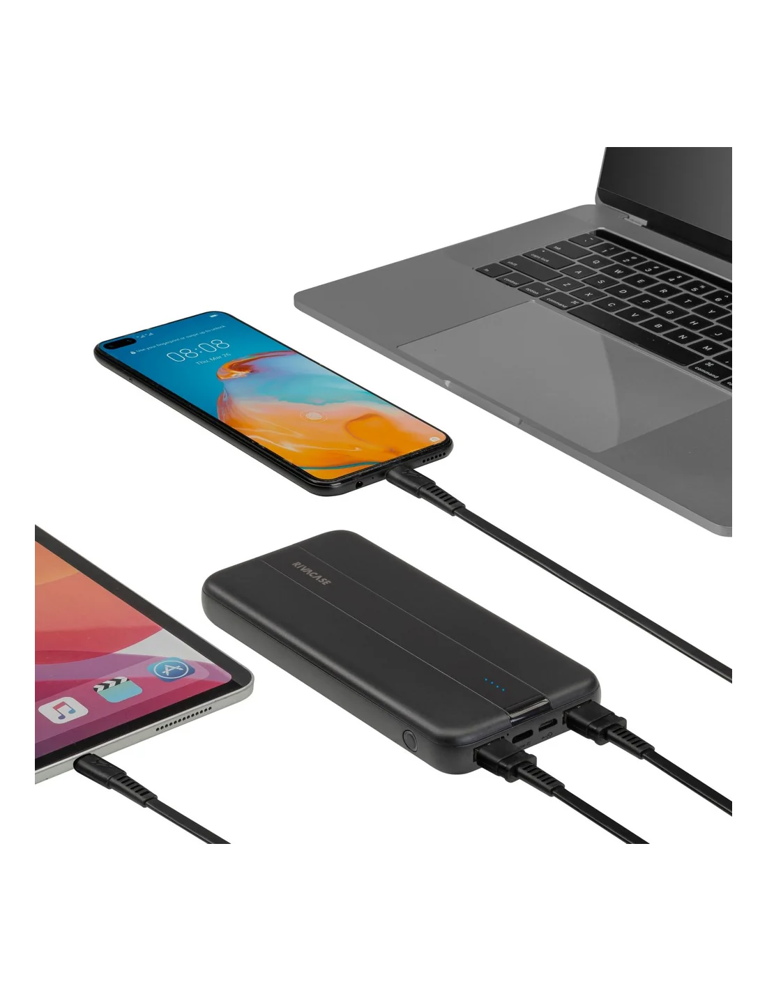 Rivacase VA2041 Powerbank 10000mAh Type-C Negro