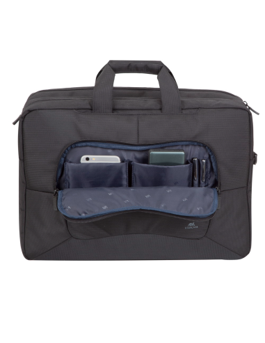 Rivacase ECO 8455 Maletín para Portátil de 17,3" Negro