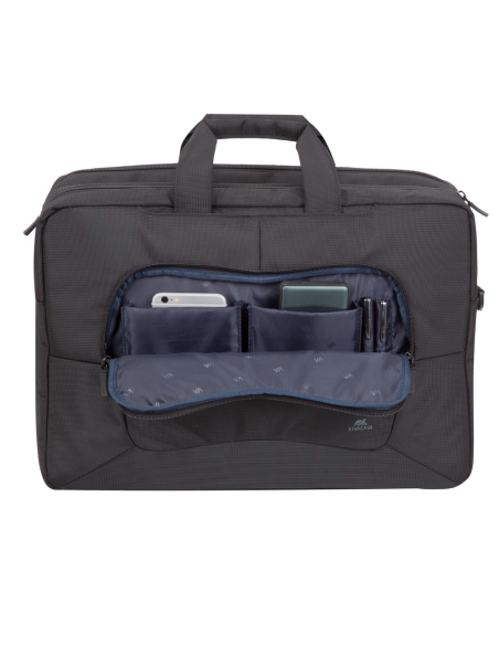 Rivacase ECO 8455 Maletín para Portátil de 17,3" Negro