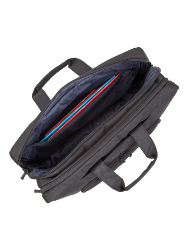 Rivacase ECO 8455 Maletín para Portátil de 17,3" Negro