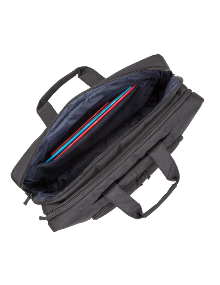 Rivacase ECO 8455 Maletín para Portátil de 17,3" Negro