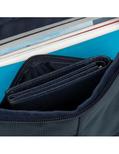 Rivacase Tegel Eco 8460 Mochila para Portátil 17,3" Azul