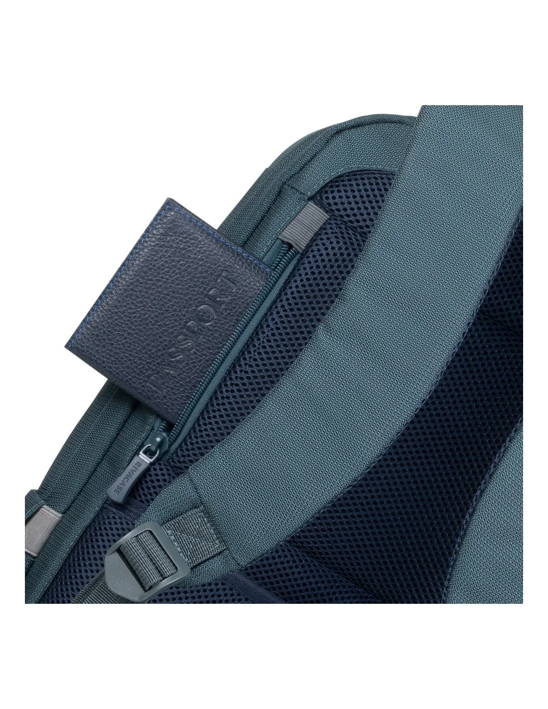 Rivacase Tegel Eco 8460 Mochila para Portátil 17,3" Aguamarina