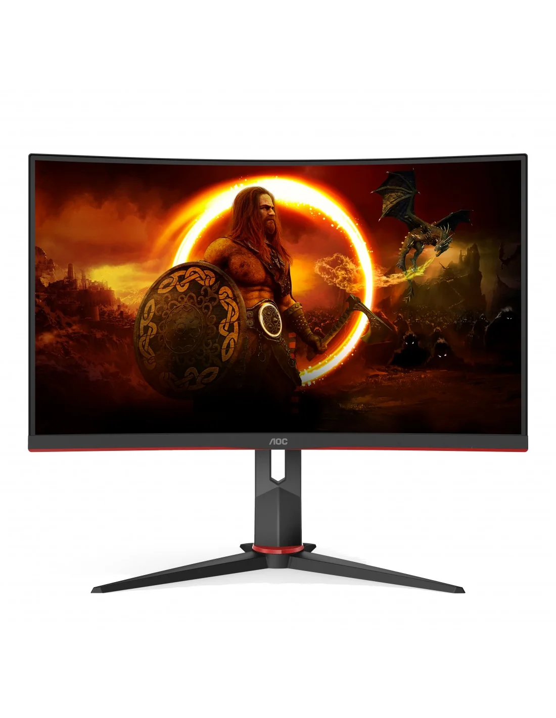 AOC C24G2U/BK 23.6" LED FullHD 165Hz FreeSync Premium Curva