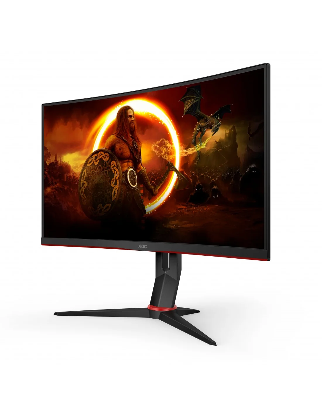 AOC C24G2U/BK 23.6" LED FullHD 165Hz FreeSync Premium Curva