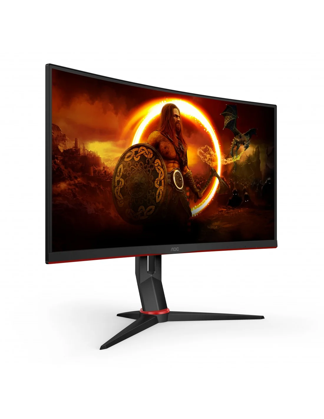 AOC C24G2U/BK 23.6" LED FullHD 165Hz FreeSync Premium Curva