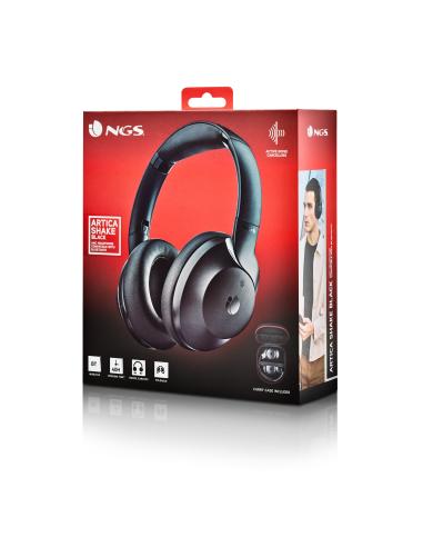 NGS Artica Shake Auriculares Inalámbrico USB-C Bluetooth Negro