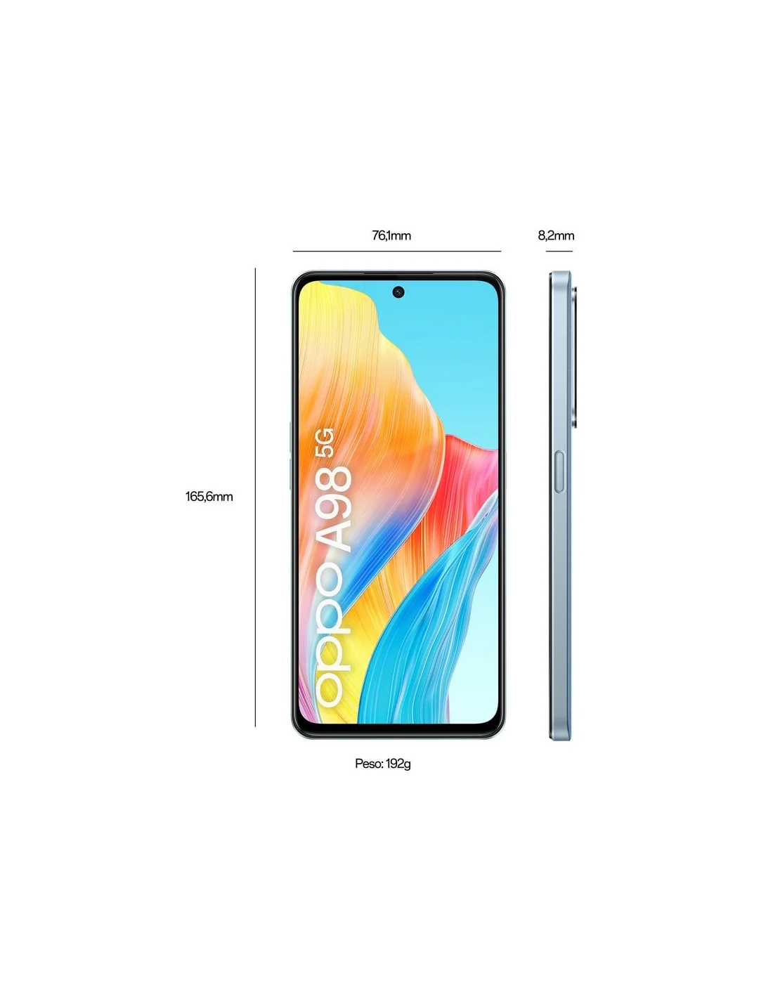 Oppo A98 5G 8/256GB Azul