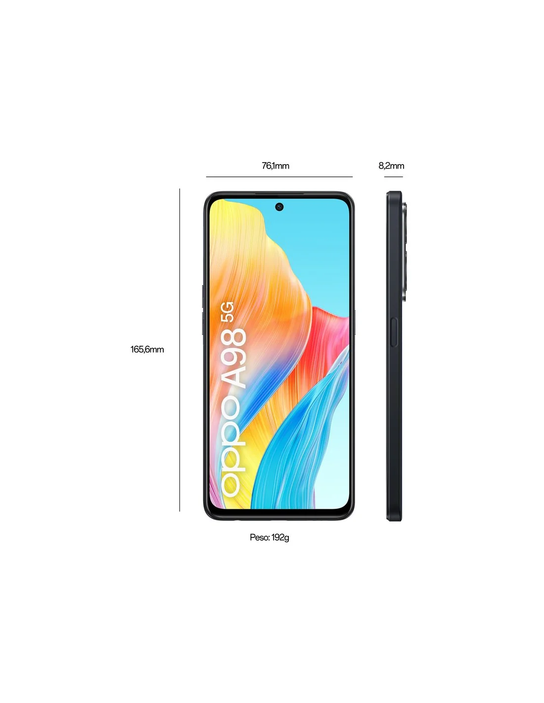 Oppo A98 5G 8/256GB Negro