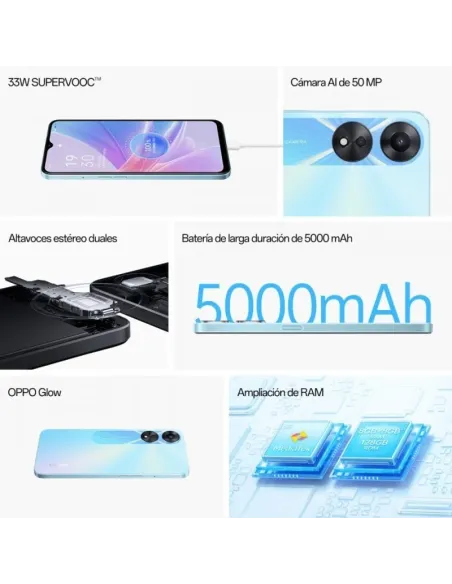 Oppo A78 8/128GB Negro