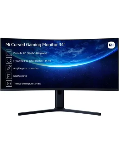 Xiaomi Mi Curved Gaming Monitor 34" WQHD 144Hz FreeSync Premium Curva