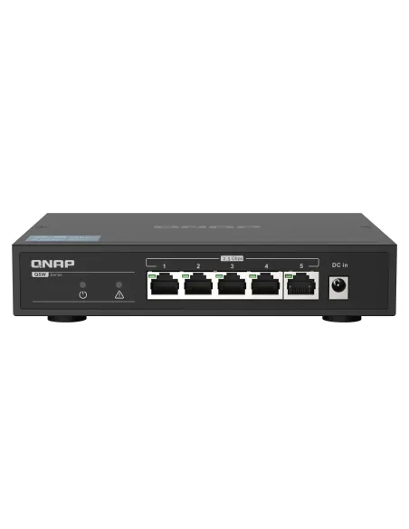 Qnap QSW-1105-5T Switch No Gestionado 5 Puertos Gigabit Ethernet Negro