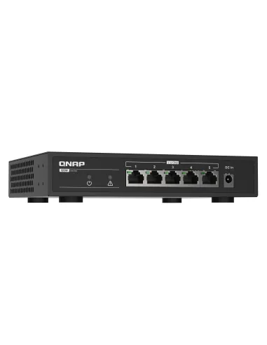 Qnap QSW-1105-5T Switch No Gestionado 5 Puertos Gigabit Ethernet Negro