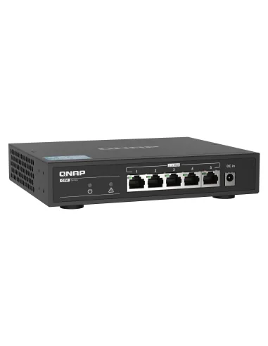 Qnap QSW-1105-5T Switch No Gestionado 5 Puertos Gigabit Ethernet Negro