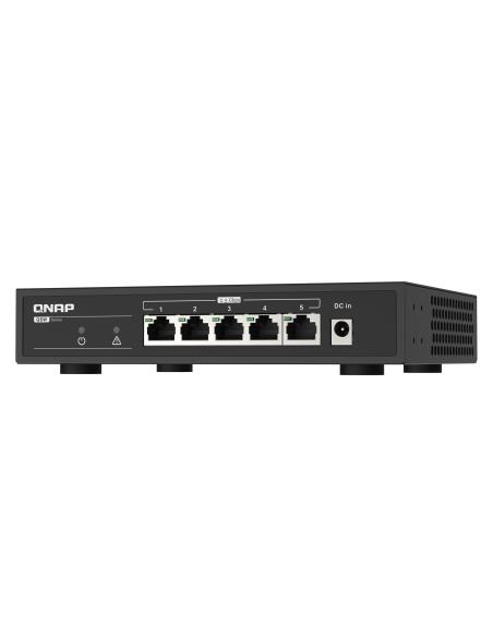 Qnap QSW-1105-5T Switch No Gestionado 5 Puertos Gigabit Ethernet Negro