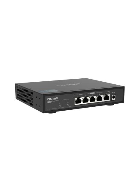 Qnap QSW-1105-5T Switch No Gestionado 5 Puertos Gigabit Ethernet Negro