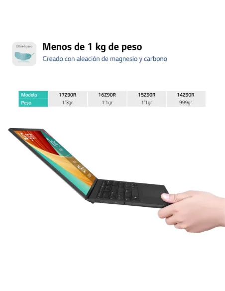 LG Gram 15Z90R-G.AA75B Intel Evo Core i7-1360P/16GB/512GB SSD/15.5" W11 Home