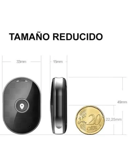 Leotec Smart Tracker Anti-Pérdida GPS IP67 Negro