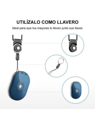 Leotec Smart Tracker Anti-Pérdida GPS IP67 Negro