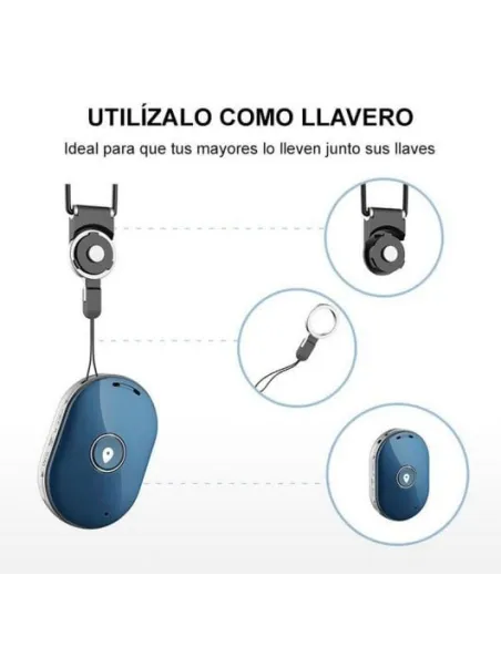 Leotec Smart Tracker Anti-Pérdida GPS IP67 Negro