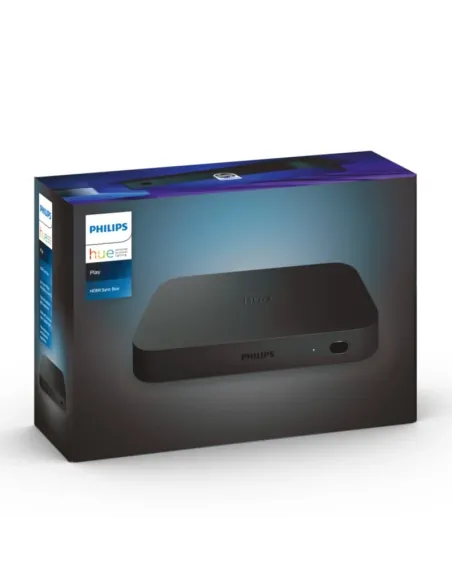 Philips Hue Play HDMI Sync Box Sincronizador de Luces compatible con 4K, Dolby Vision, HDR+10