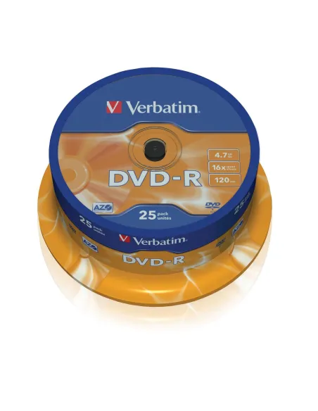 Verbatim 16X Dvd-R 4.7Gb Tarrina 25 Unidades