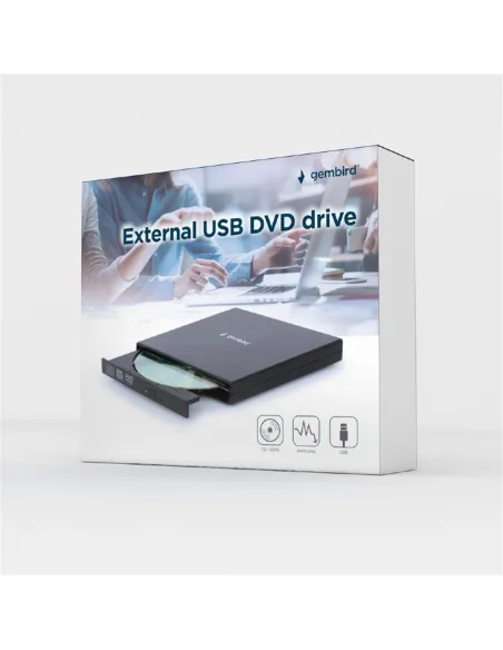 Gembird Regrabadora Externa Negro